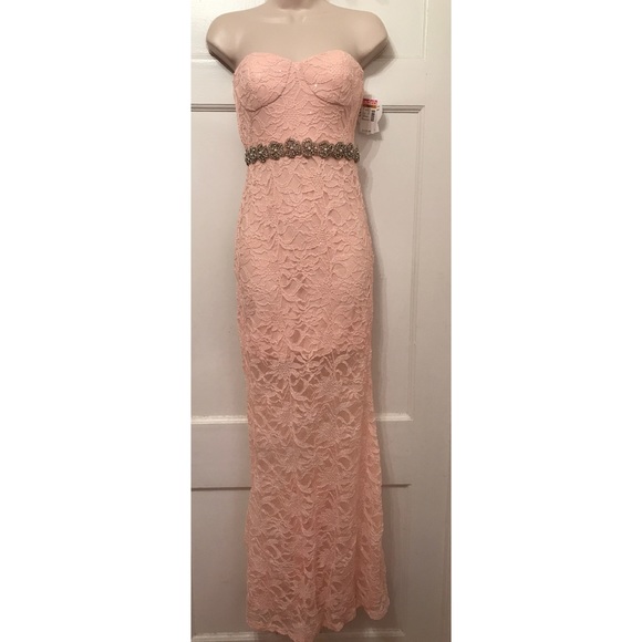 Peach Pageant Dress